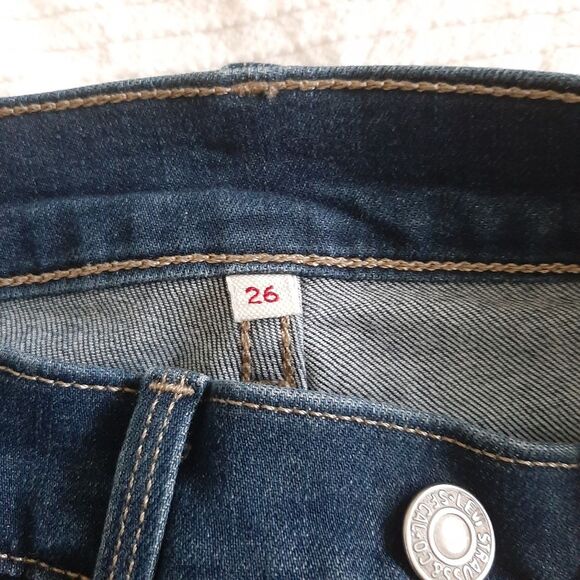 LEVI's Skinny Jean Denim Stretchable size 26 - Picture 7 of 9